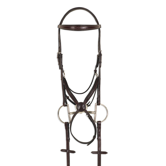 ATS Square Raised Taper Figure-8 Fancy Stitch Bridle