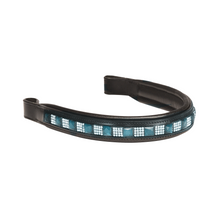  Princess Rhinestone Browband - Turquoise/Black