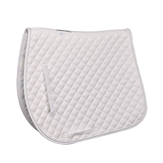 Coolmax® Diamond Dressage Saddle Pad - White/White