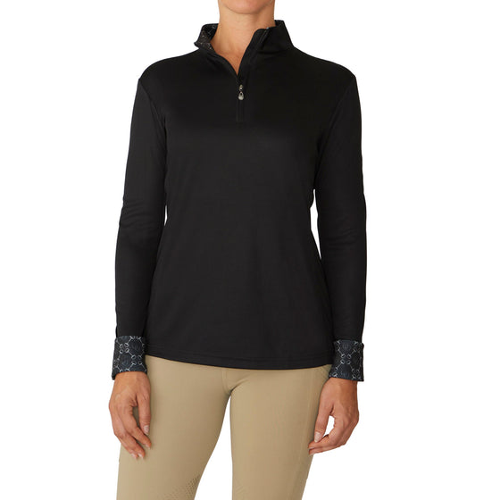 Women's Cool Rider UV Long Sleeve Sun Shirt - Black