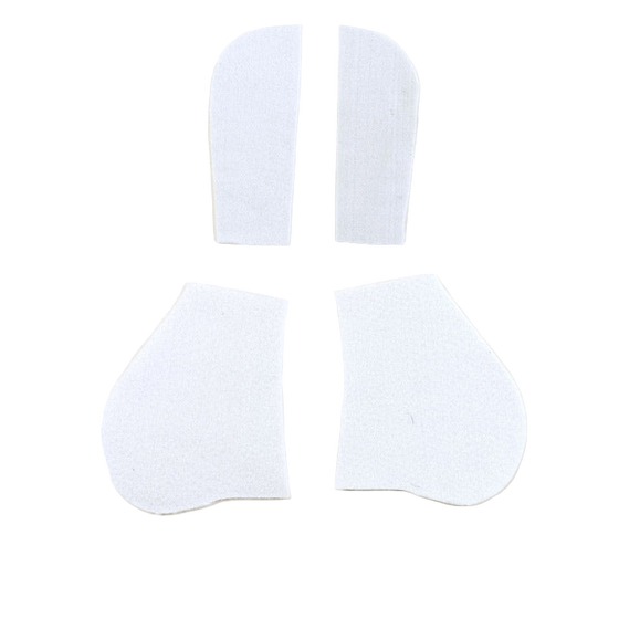 Europa 4-Piece Wool Felt Shim Kit - White