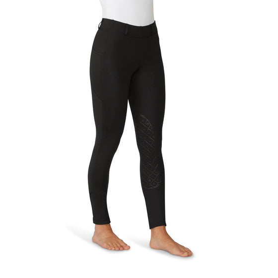 Women's AeroWick Knee Patch Tight - Black