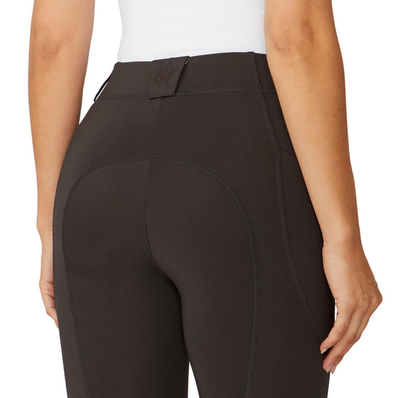 Women's AeroWick Knee Patch Tight - Charcoal