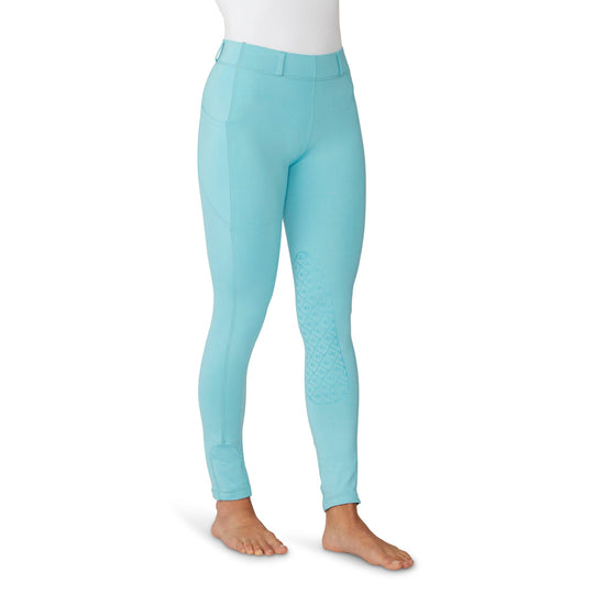 Women's AeroWick Knee Patch Tight - Cool Blue