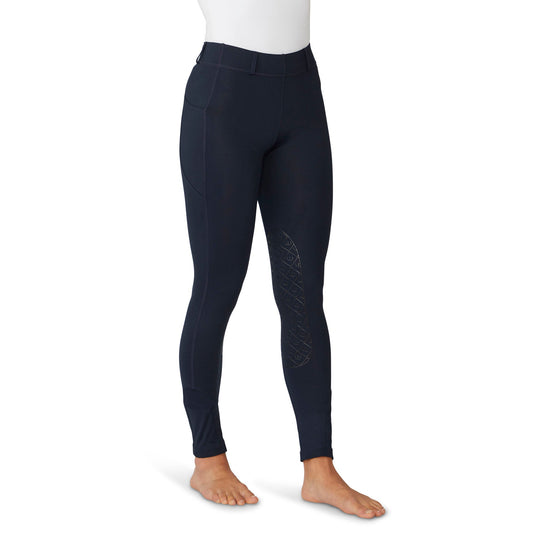 Women's AeroWick Knee Patch Tight - Navy