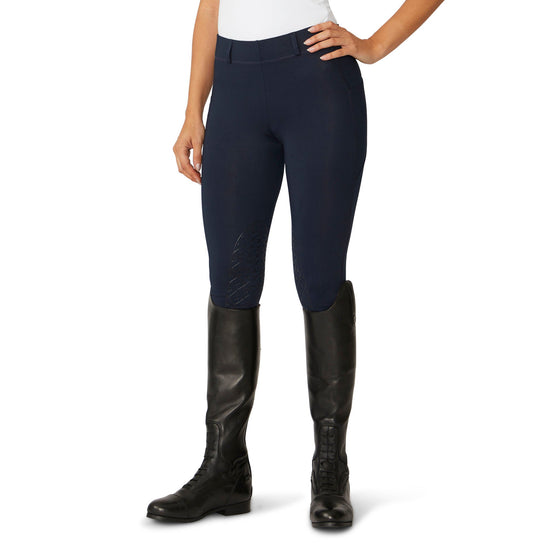 Women's AeroWick Knee Patch Tight - Navy