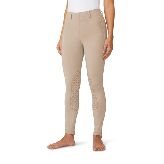 Women's AeroWick Knee Patch Tight - Neutral Beige