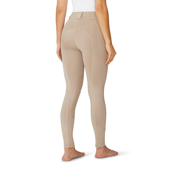 Women's AeroWick Knee Patch Tight - Neutral Beige