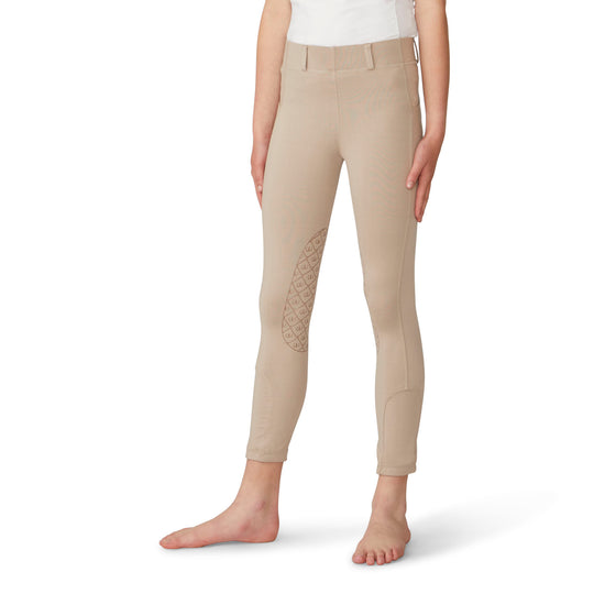 Kids' Aerowick Pull On Silicone Knee Patch Breech - Neutral Beige