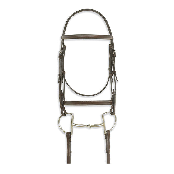 Plain Raised Comfort Crown Bridle