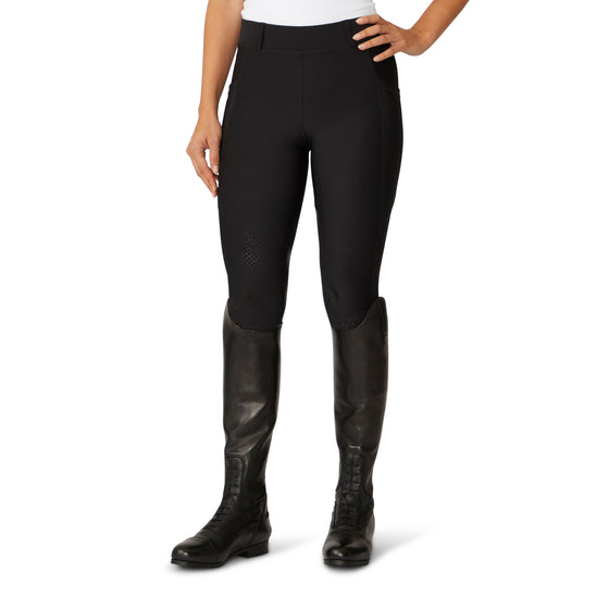 Women's Equinox Knee Patch Breech - Black