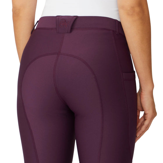 Women's Equinox Knee Patch Breech - Plum