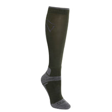  Tech Merino Wool Knee High Socks-Olive/Grey