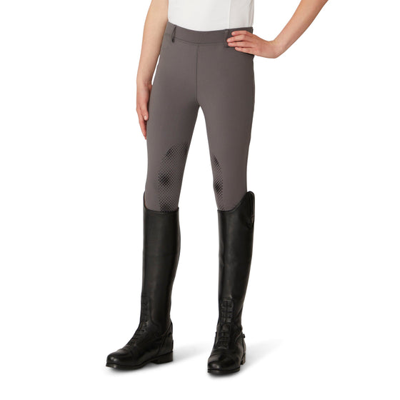 Girls' Equinox Silicone Knee Patch Winter Breech - Neutral Beige