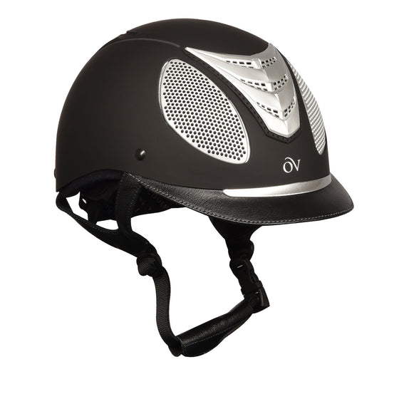 Jump Air Helmet - Black Matte/Silver Trim