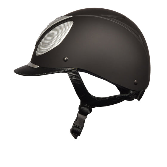 Jump Air Helmet - Black Matte/Silver Trim