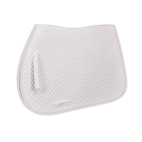 Pro Mini Diamond All-Purpose Saddle Pad - White/White