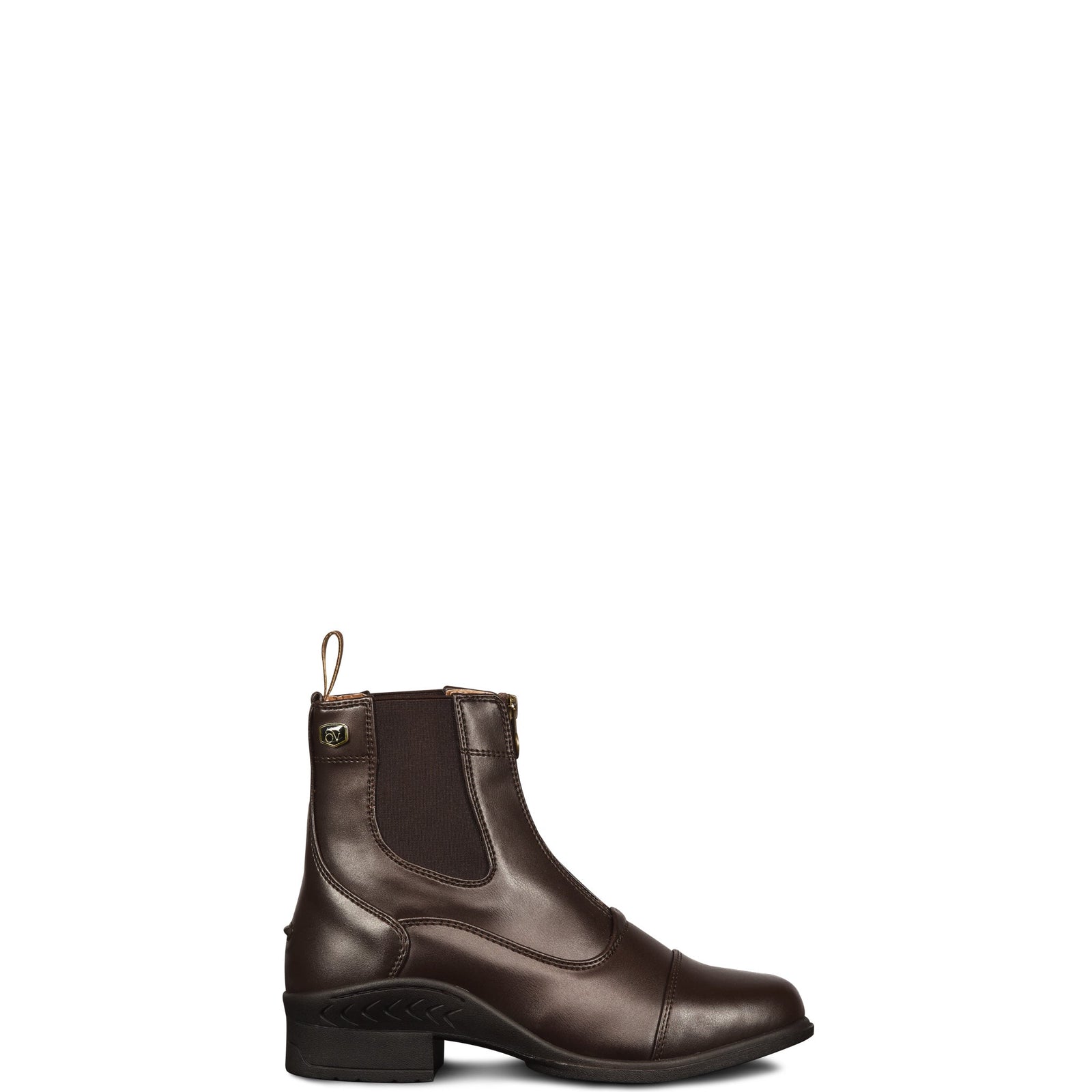 thumbnail image 2 of Ovation - - Ovation Women's Lightweight Stylish Equestrian Horse Riding Ankle Length Synthetic Vega Leather Quantum Zip Paddock Boots 2 of 11