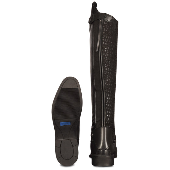 Kids' Black Sofia Grip Tall Riding Boot