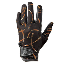  Women's Cool Rider Riding Gloves - Black Vintage Rein