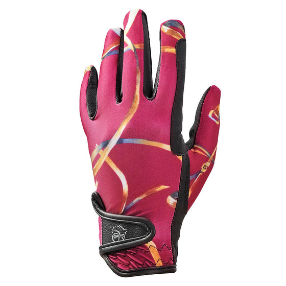 Women's Cool Rider Riding Gloves - Orchid Vintage Rein
