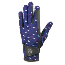  Kids' PerformerZ Riding Gloves - Sky Horses