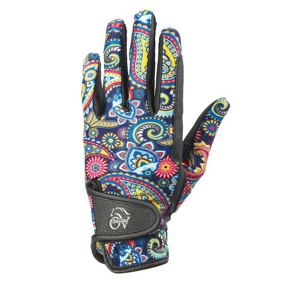 Women's PerformerZ Riding Gloves - Playful Foxes