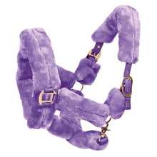  Rose Gold Fleece Shipping Halter - Purple