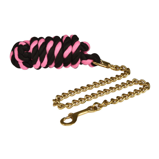 SofTouch Lead with Chain and Snap - Pink/Black