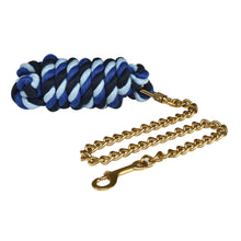  SofTouch Lead with Chain and Snap - Navy/Dark Blue/Sky Blue