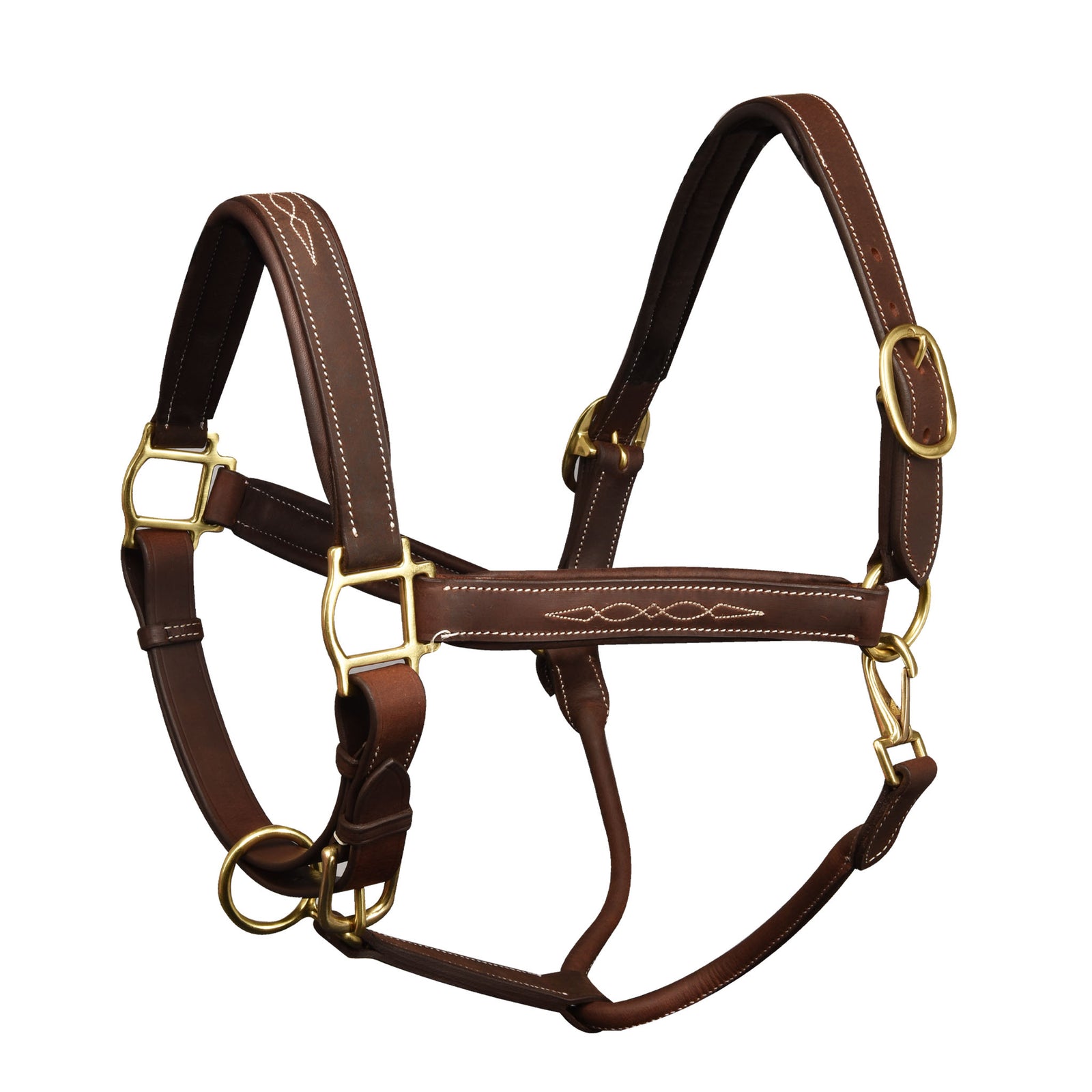 Signature Padded Horse Halter -S5000, Leather Halter