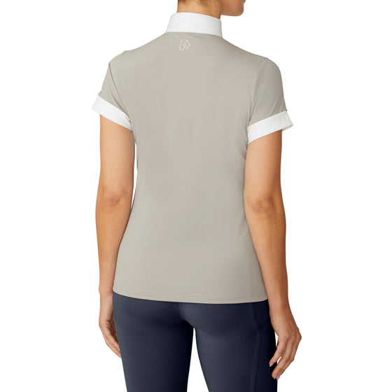 Women's Elegance Short Sleeve Show Shirt - Grey