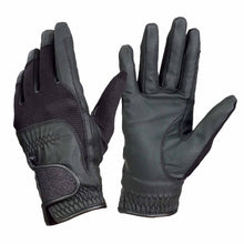  Women's Pro-Grip Glitter Riding Show Gloves - Black