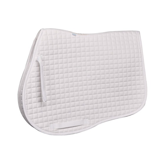 Coolmax® Jumper All-Purpose Saddle Pad - White/White