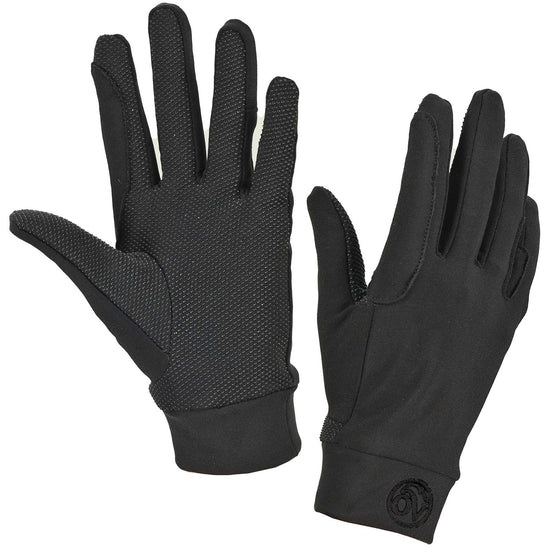 Ultra Grip Rein Riding Gloves - Black