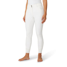  Women's Elegance Sparkle Full Seat Breech - White