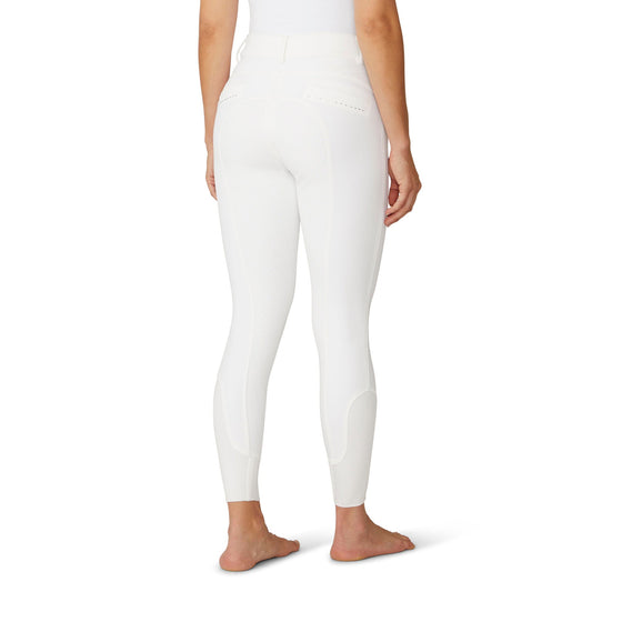 Women's Elegance Sparkle Full Seat Breech - White