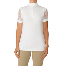  Women's Elegance Lace Show Shirt - White