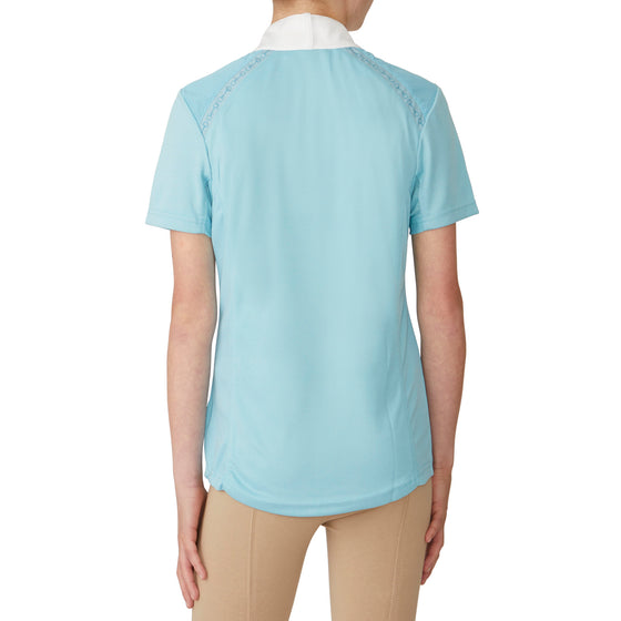 Girls' Signature Performance Show Shirt - Cool Blue