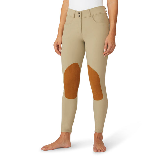 Women's Bellissima II Suede Knee Patch Breech - Classic Beige