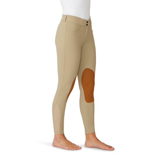 Women's Bellissima II Suede Knee Patch Breech - Classic Beige