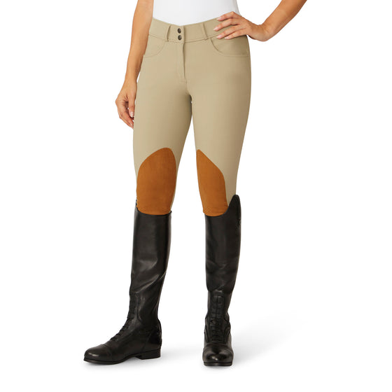 Women's Bellissima II Suede Knee Patch Breech - Classic Beige