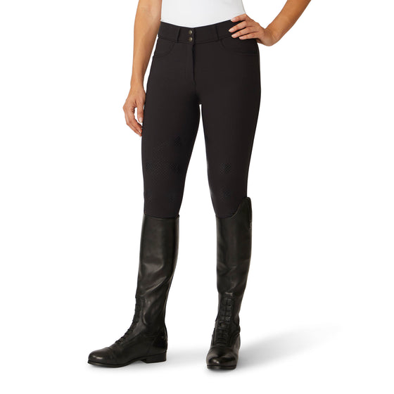 Women's Bellissima II Silicone Knee Patch Breech - Black