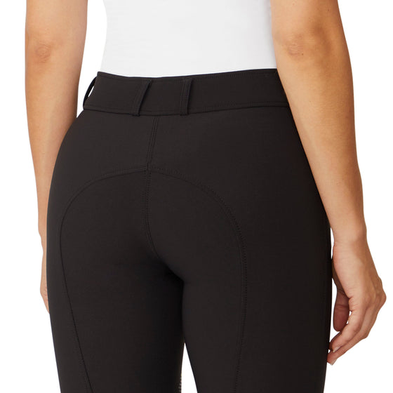 Women's Bellissima II Silicone Knee Patch Breech - Black