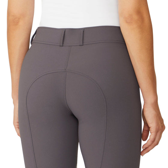 Women's Bellissima II Silicone Knee Patch Breech - Dark Grey