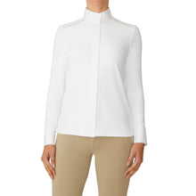  Women's Elegance Performance Show Shirt - White/Grey