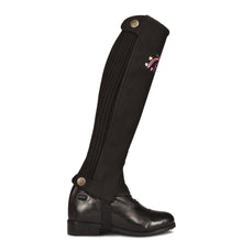  Kids' Emborided Amara Suede Half Chaps