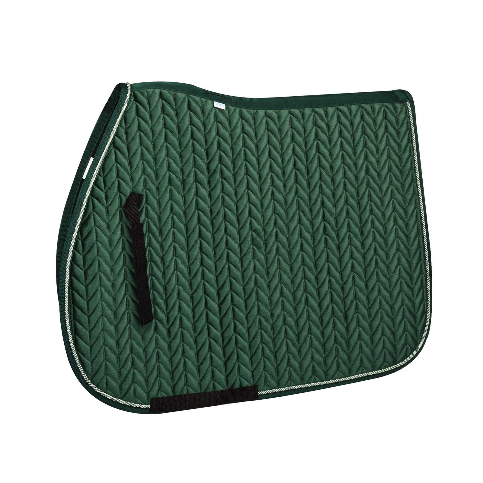 Elegance Velvet All Purpose Saddle Pad Dark Green Light Green Dark G elegance-velvet-all-purpose-saddle-pad-dark-green-light-green-dark-g