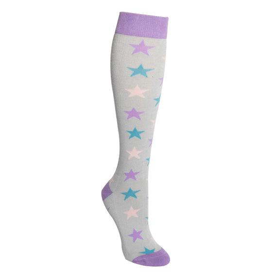 purple boot socks