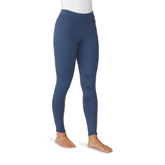 Women's Signature Flexion Knee Patch Tight - Indigo